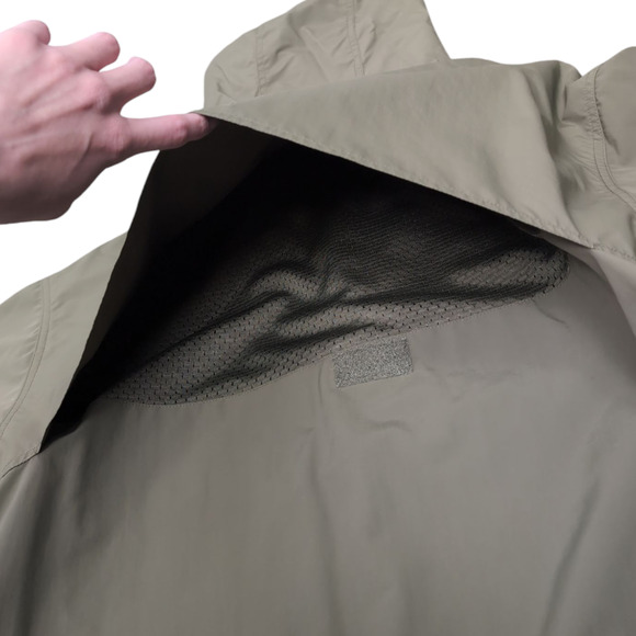 Converse x Kim Jones Oversized Dry Feel Water Resistant Anorak Parka Olive Green - Picture 8 of 12